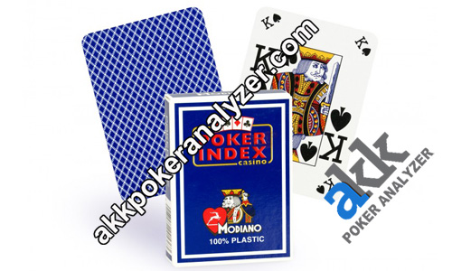 Poker Index Modiano Luminous Playing Cards