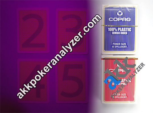 Copag 100% Plastic Luminous Marked Cards