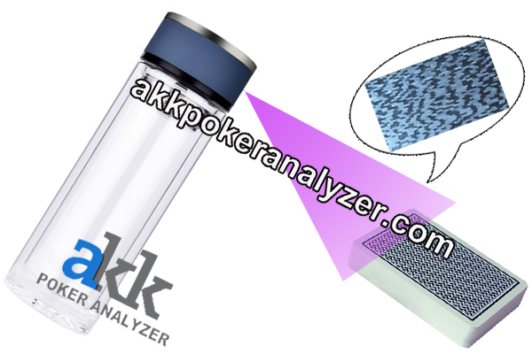 Transparent Water Bottle Poker Analyzer Scanner