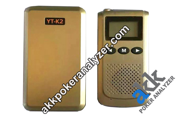 YT-K2 Spy Interphone In Omaha Poker Games